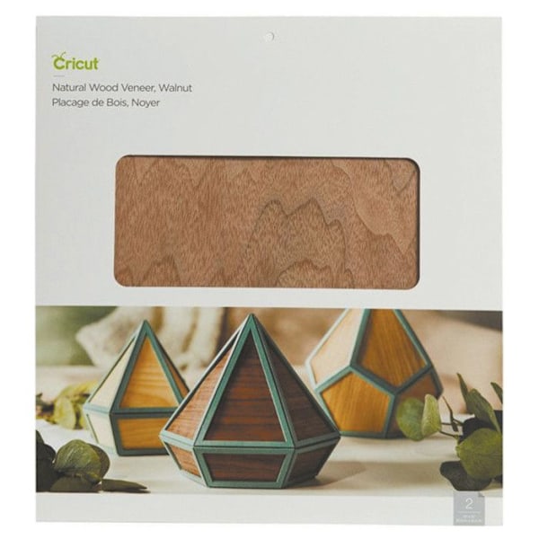 Träfanér - Cricut - 2007069 - Skärbredd 30.5 cm - Äkta trä - Valnötsfärg kastanj