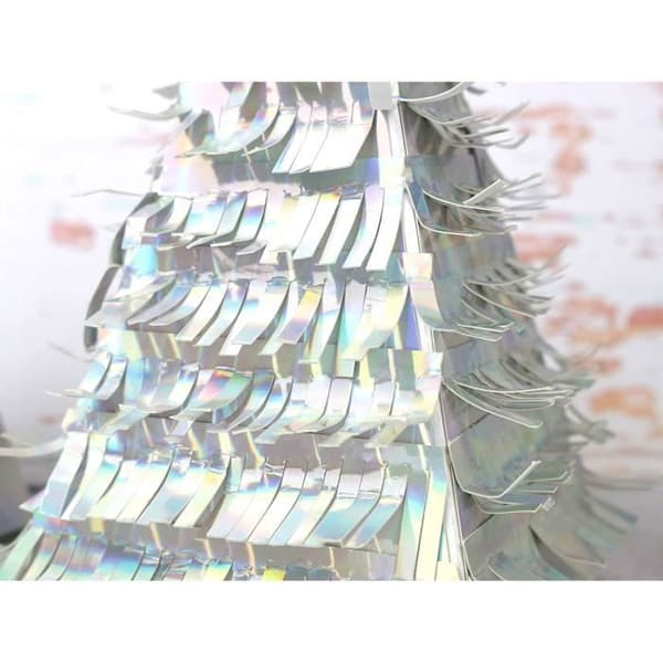Rayher holografiskt papper A4 silver 210 g/m² - 10 ark Silver (holografisk effekt)
