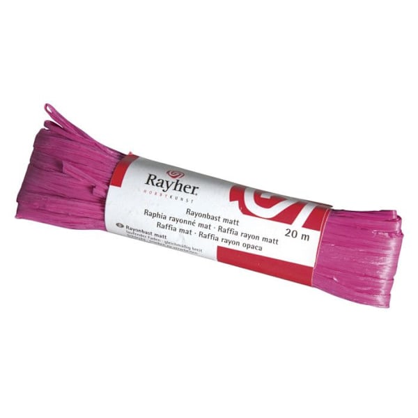 Raffia rayonné Mörkrosa Matt Nystan 20 m - 12g