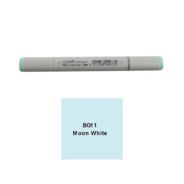 Copic Sketch Dubbelspets Filtpenna - BG11 Moon White Bleu-vert BG11 Månsilver