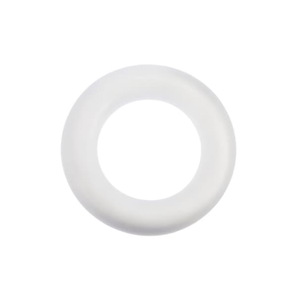 Platt ring av polystyren, 20 cm Vit