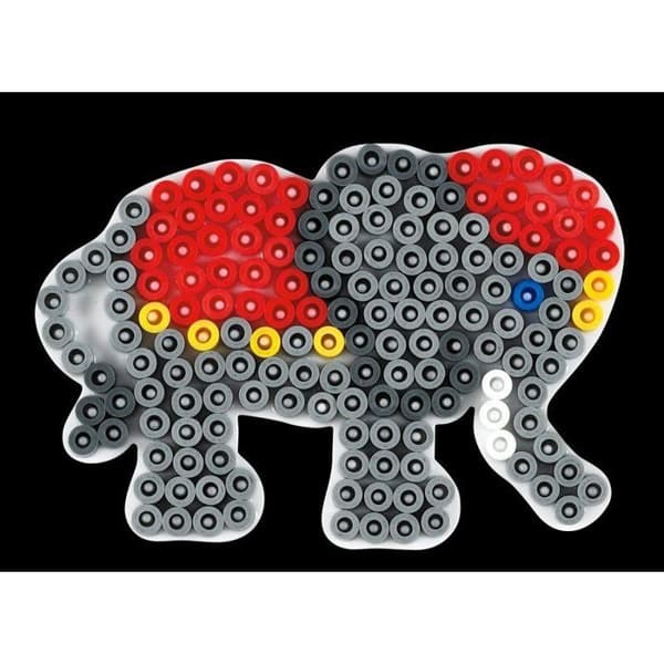 Hama - Elefantplatta (Liten) för standardpärlor (Ø5 mm)