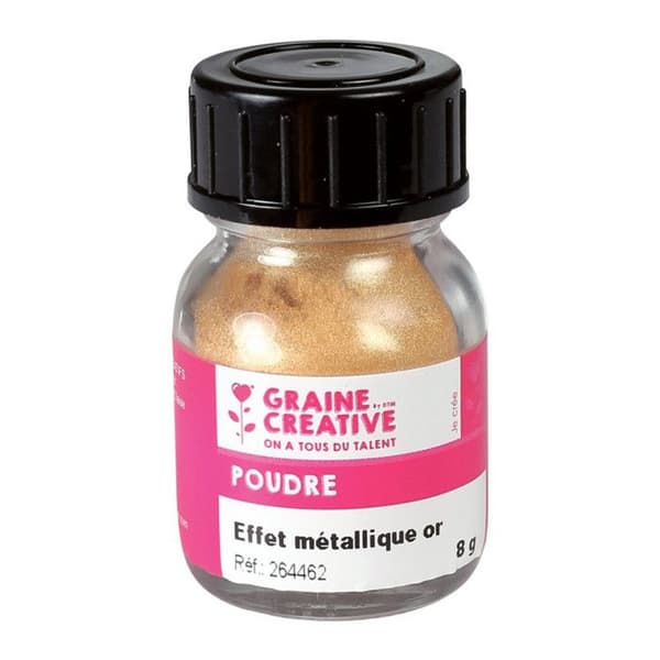 Graine Créative - Pulver med metallisk effekt Guld Guld