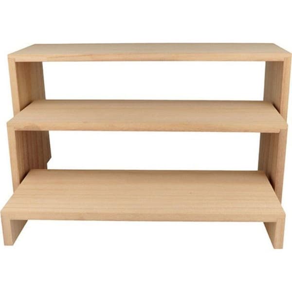 3 häckande HYLLOR - presentation av små kakor beige