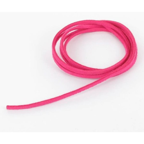 Cordon suédine Fuchsia 1m Fuchsia