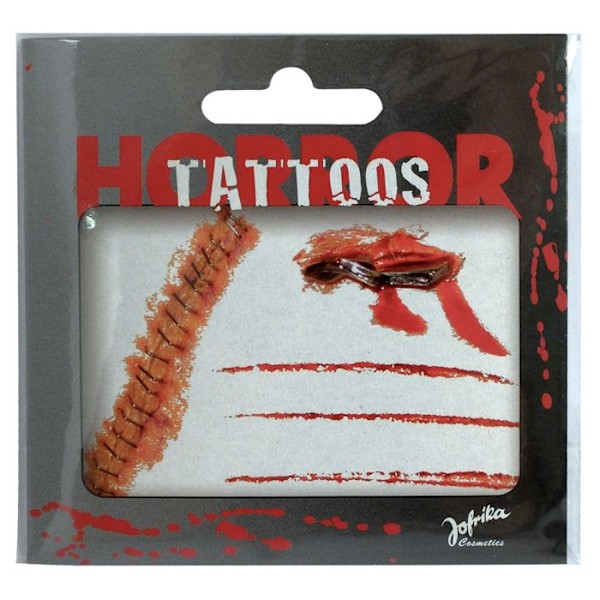 Tatuerad ärr Skräck