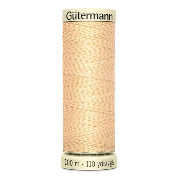 Pack om 5 rullar 100m Tråd 100% polyester Gutermann Ref 788988 - Att 6 - thé te
