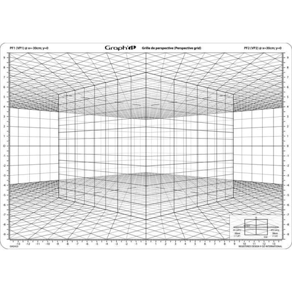 Graph'i modell D perspektivrutnät
