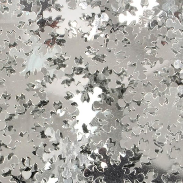 Påse med Silver Snowflake paljetter