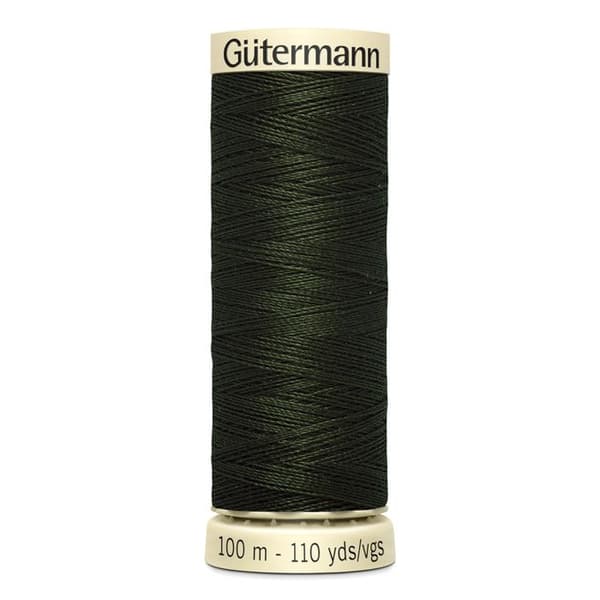 Lot om 5 spolar 100m Tråd 100% polyester Gutermann Ref 788988 - Att 304 - krokodil Krokodil