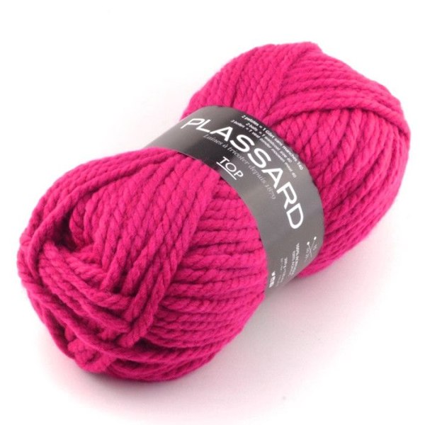 Mycket tjockt garn idealiskt för nybörjare Top 34 Fuchsia Fuschia