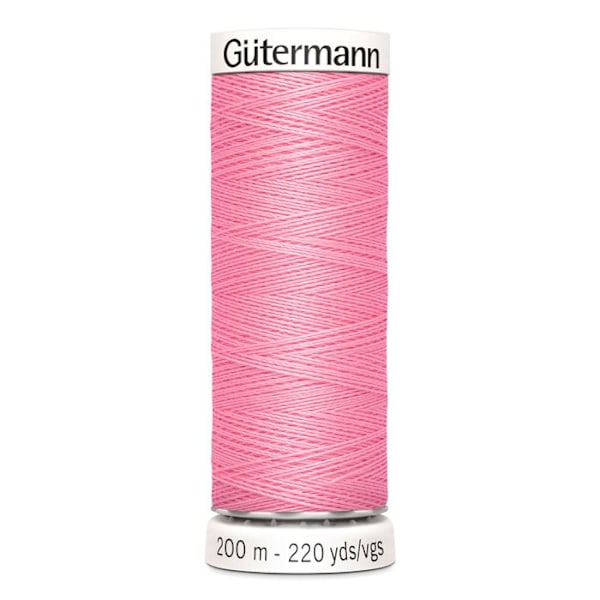 Fil i alla textilier - Ej specificerat - 748277-758 - 200m - 1 spole - Färg rosa