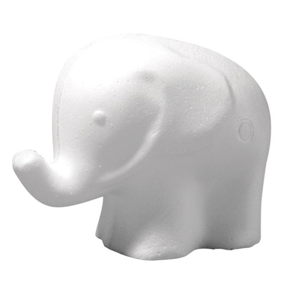 Polystyrenelefant, 10 cm