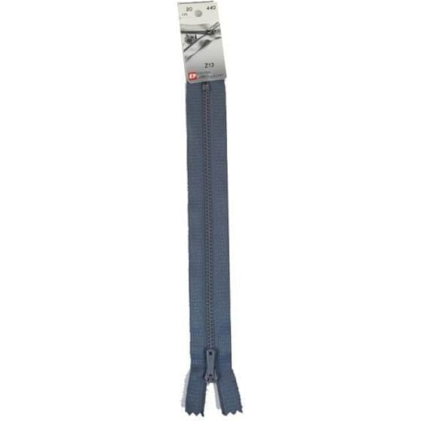 Ej separerbar metalldragkedja för byxor (Z13) - 18 cm 440 Mörkgrå