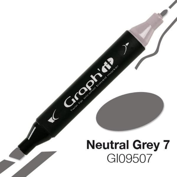 Graph'It - Alkoholmarkör Graph'it 9507 Neutral Grey 7 Grå