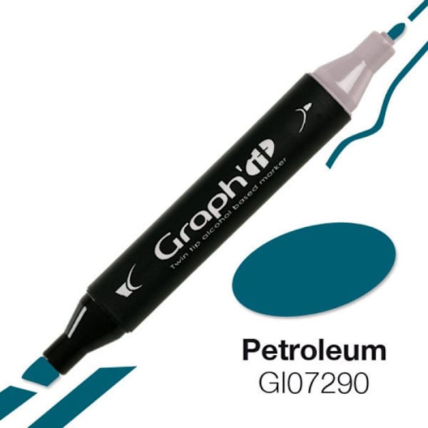 Graph'It - Alkoholmarkör Graph'it 7290 Petroleum Blå