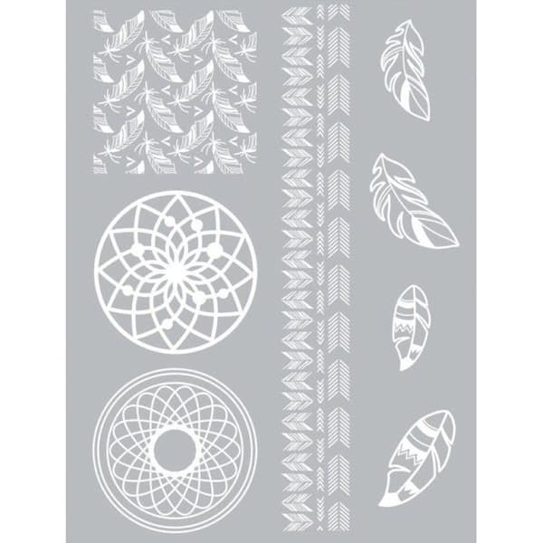 Graine Créative - Silkscreen schablon för polymerlera Drömfångare