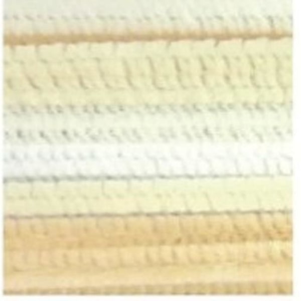 Fils chenille - Camaïeu - Beige - 20 stycken - Diameter 6 mm - Längd 30 cm
