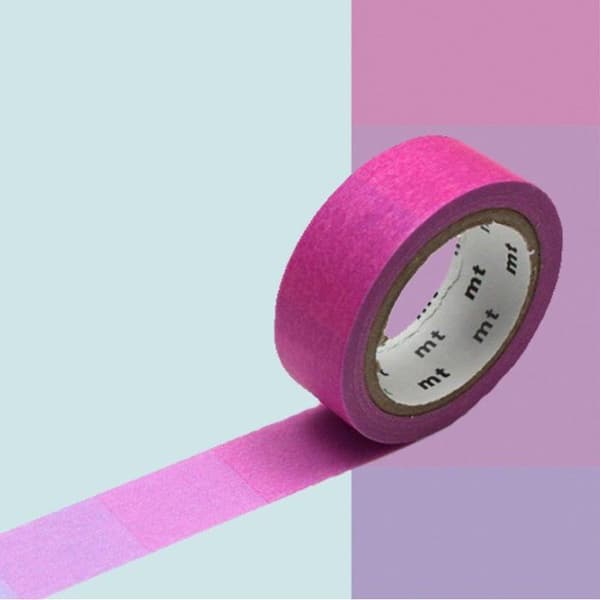Maskeringstejp - Maskeringstejp MT gradient fluorescerande rosa/blå Ros
