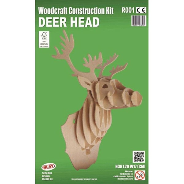Trämodell Älghead