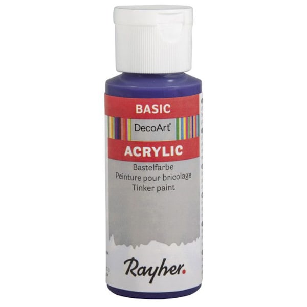 Akrylfärg, flaska 59 ml, plommon Plommon