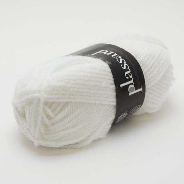 Plassard - Laine Plassard Basic 310 Vit Vit