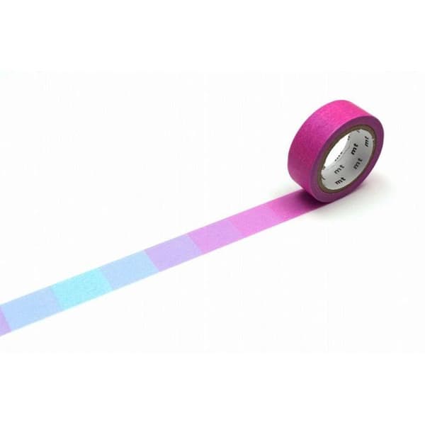 Maskeringstejp - Maskeringstejp MT gradient fluorescerande rosa/blå Ros