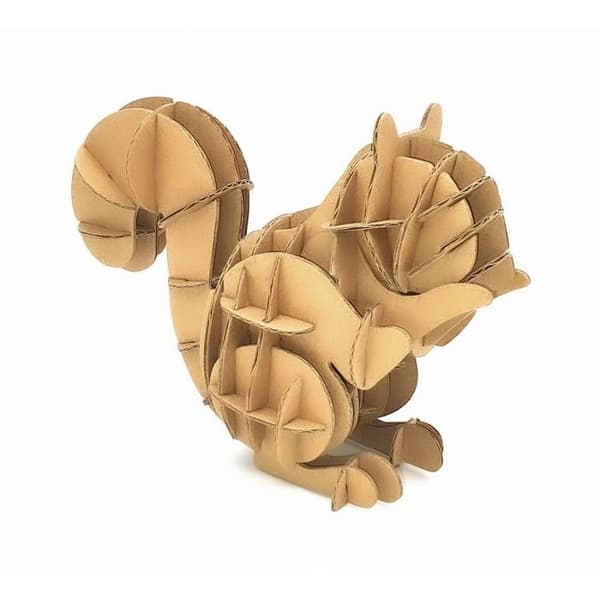 Liten kartonsquirrel - Att montera - CTOP