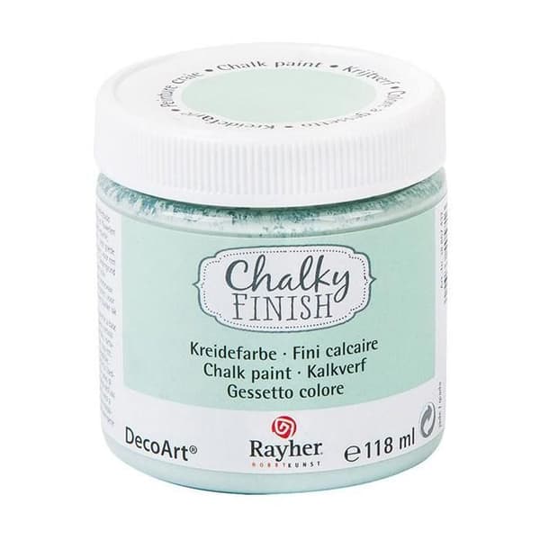 Kritmålarfärg grön, jade Chalky Finish Grön
