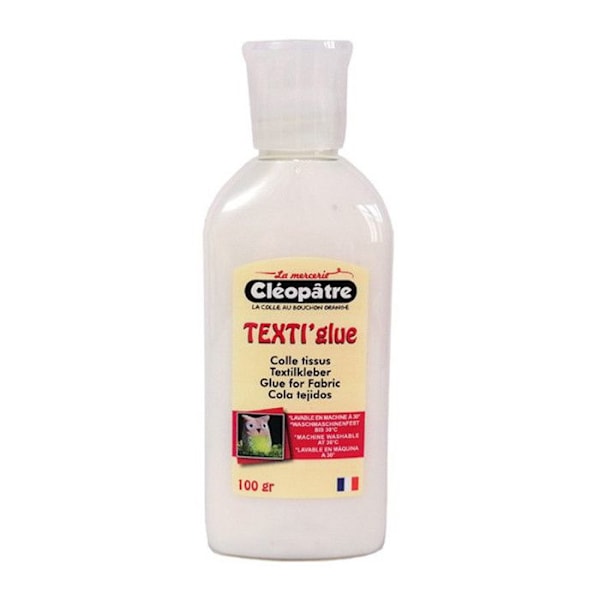 Cléopâtre - Transparent lim för textiltyg - 100g Gul