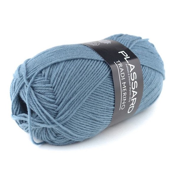 Ull Tradi-Merino Tröja Plassard 22 Blå 22 Blå