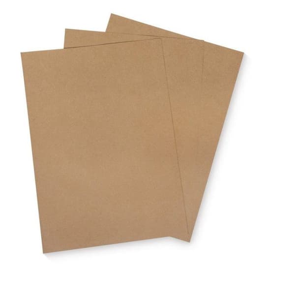Kraft A4-kort 210x297mm (5 stycken) kraft