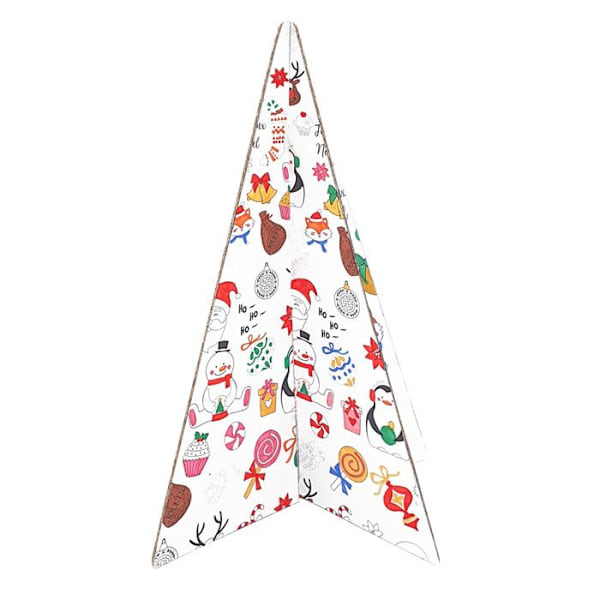 Färglägg och montera en pappgran 40 cm