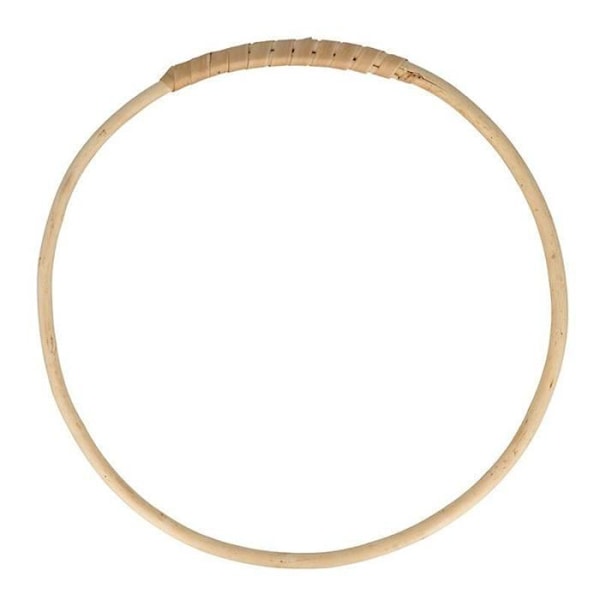 Flätad cirkel 30 cm brun