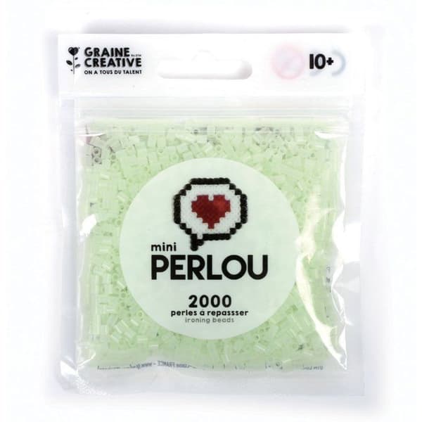 Perlou - Mini Perlou phosphorescerande strykpärlor fosforescerande