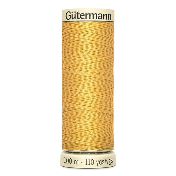 Sytråd 100% polyester Gütermann 1 Spole - Att 488 - sandgul gul sabel