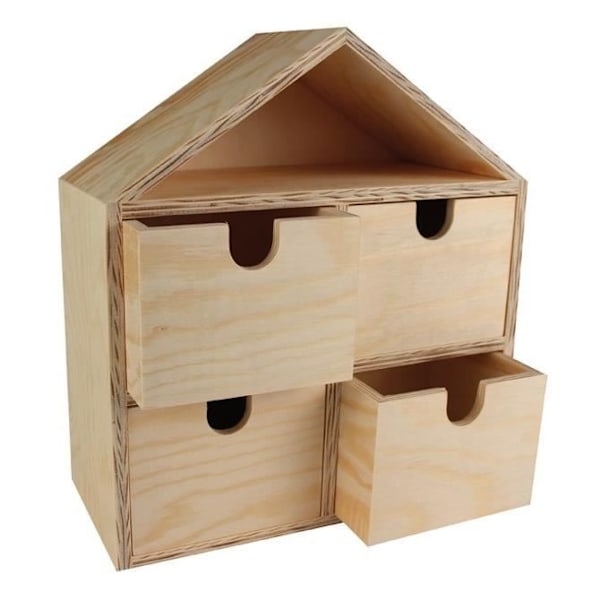 Litet förvaringsmöbel - Ej specificerat - 20 x 19 x 22.5 cm - Trä - Brun - Att montera själv