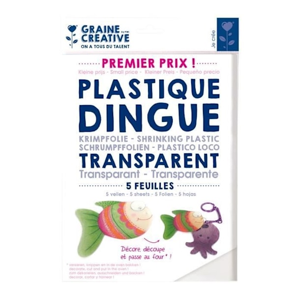 Plast Dingue 5 ark First Price - Plastic Dingue Färglös