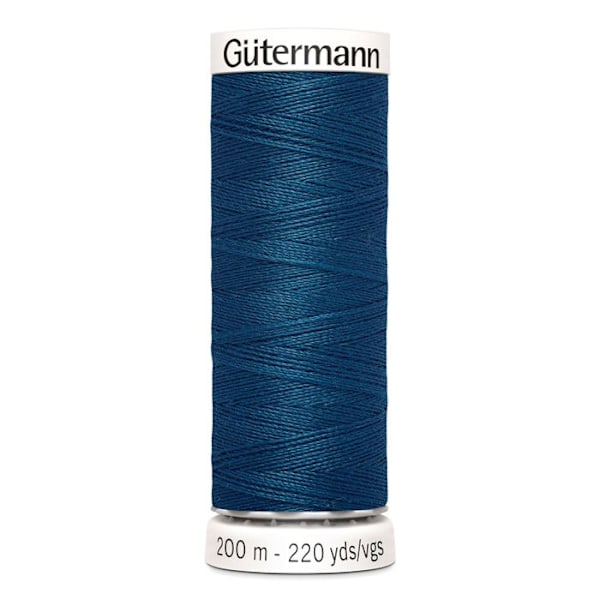 Tråd av textil - Ej specificerat - 748277-904 - 200m - 1 spole - Blå färg