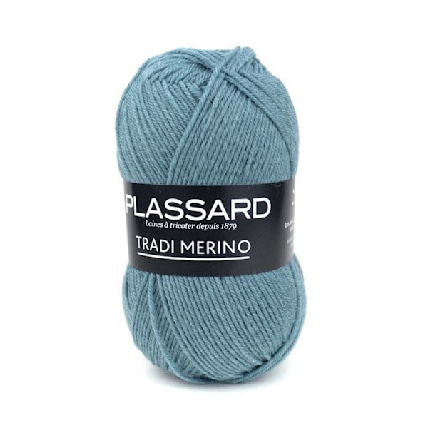 Ull Tradi-Merino Tröja Plassard 22 Blå 22 Blå