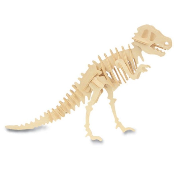 Trämodell Liten tyrannosaurus