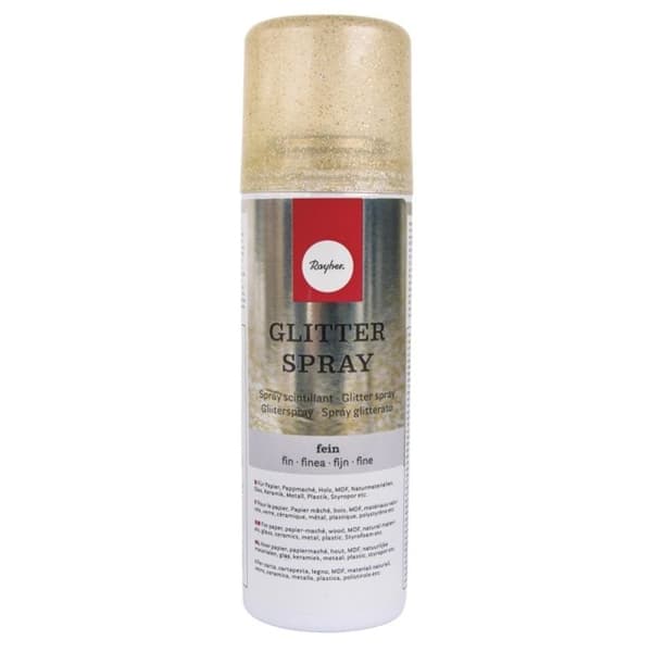 Glittrande spray, 125ml, guld glittrande guld