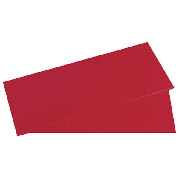 Röd silkepapper 50x75cm 5 stycken