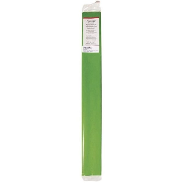 Krepppapper - Rayher - Gräsgrön - 50x250 cm - 30 g/m² - Elastisk 51%