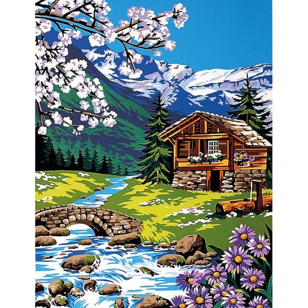 Canevas Pénélope Antique Nära bäcken 50x65cm