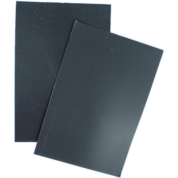 A4 skrapblad - MegaCrea - 2 sidor. + skrapa - Svart - Flerfärgad - Papper