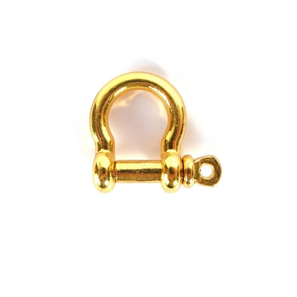Metalldetaljer i guld (idealisk för Paracord) 2 stycken 3cm gyllene