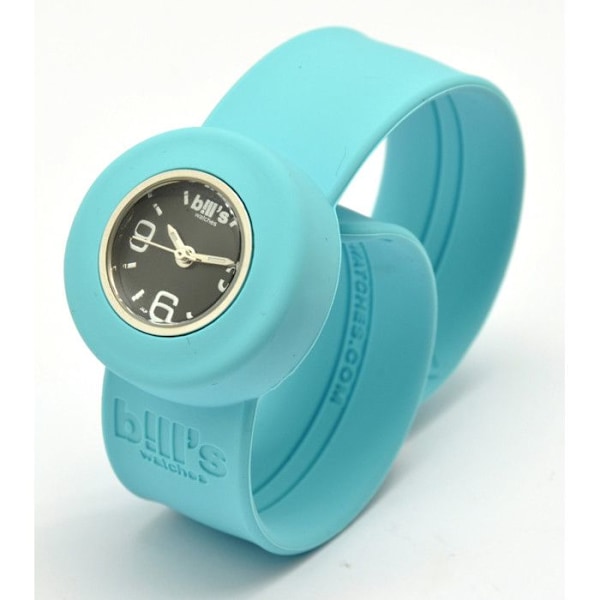 Mini armbandsur blåturkos med svart urtavla Turkosblå, Svart