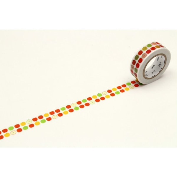 Masking Tape MT EX äpplen - äpple Flerfärgad