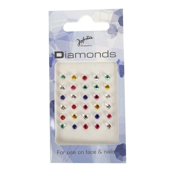 Hudprydnader med strass och diamant, assorterade 30 bitar Sortiment